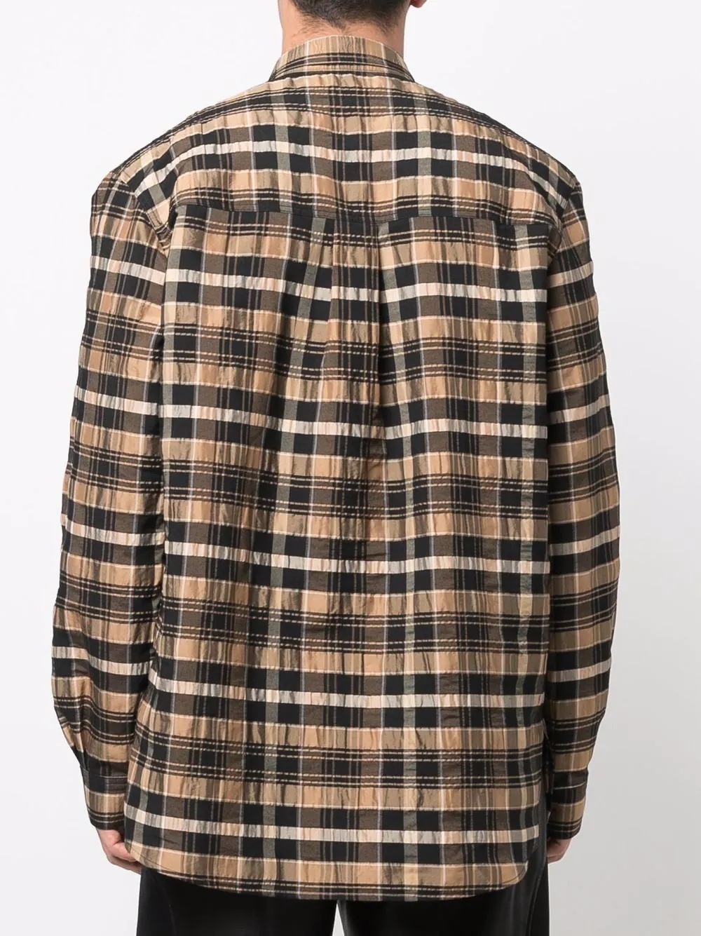 organic-cotton checked shirt - 4