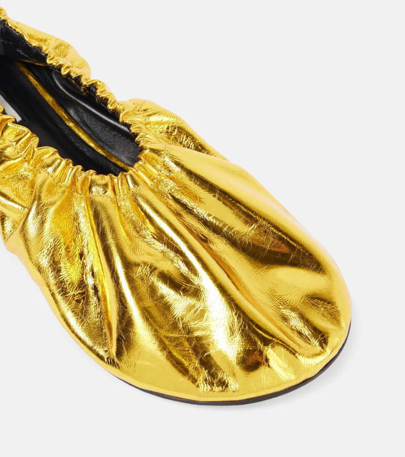 Leather ballet flats 5