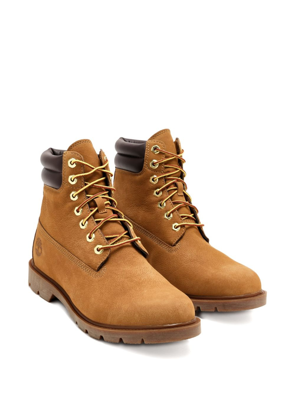 padded-collar lace-up boots - 2