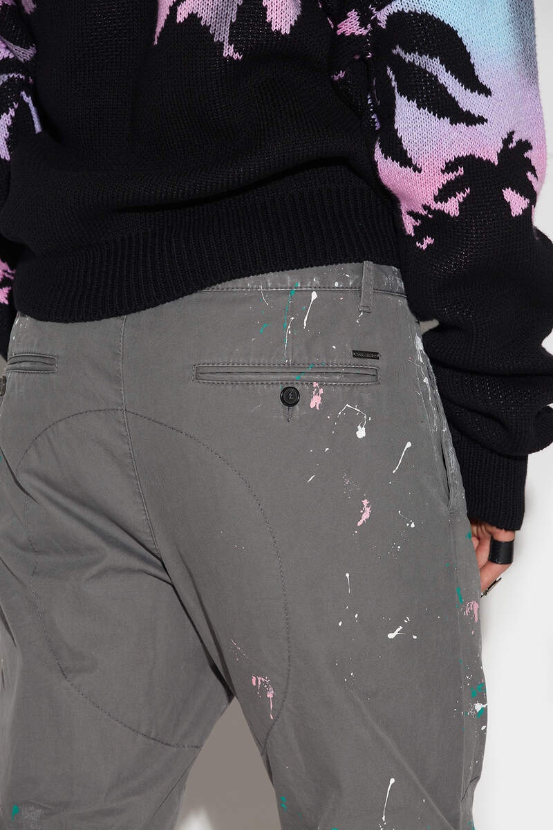 PINKY SPLASH CHINO PANTS - 4