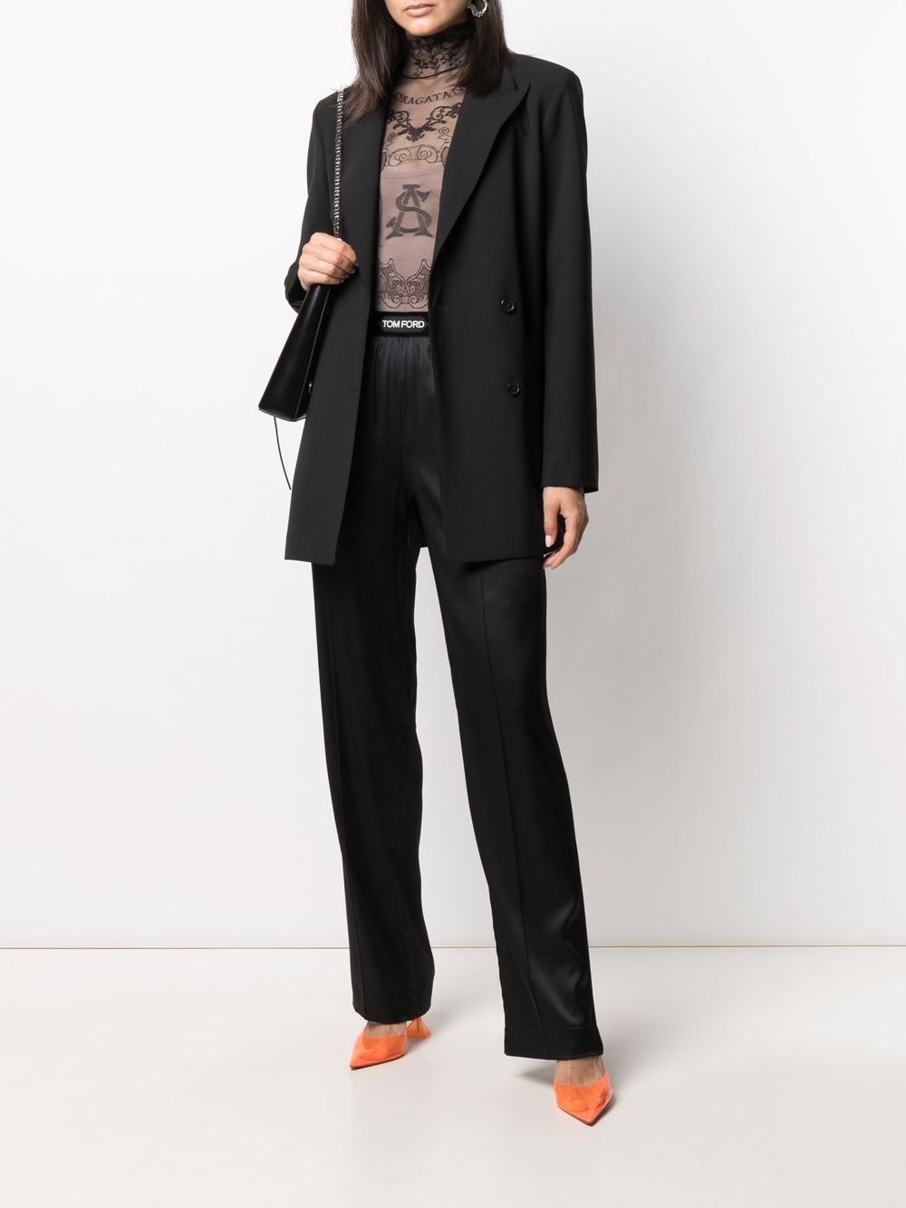 Tom Ford High-waisted Straight-leg Silk Trousers - 3