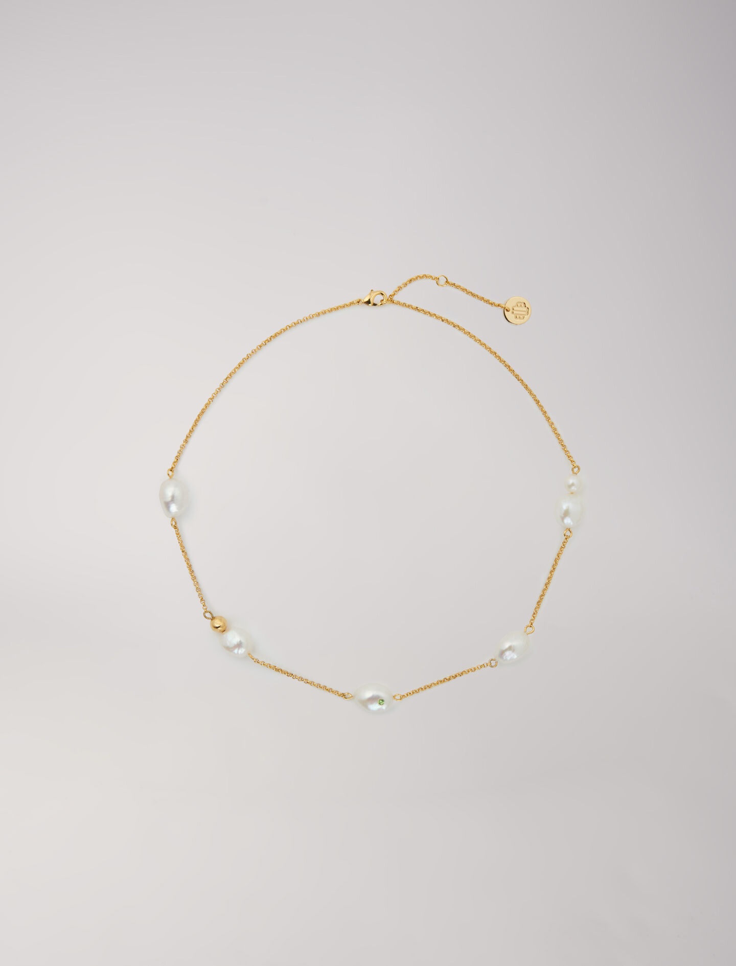 Gold chain and bead necklace - 6