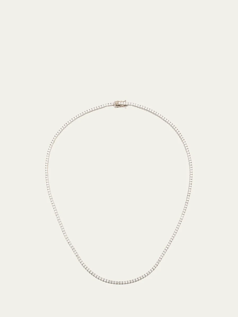 New Diamond Tennis Necklace - 1