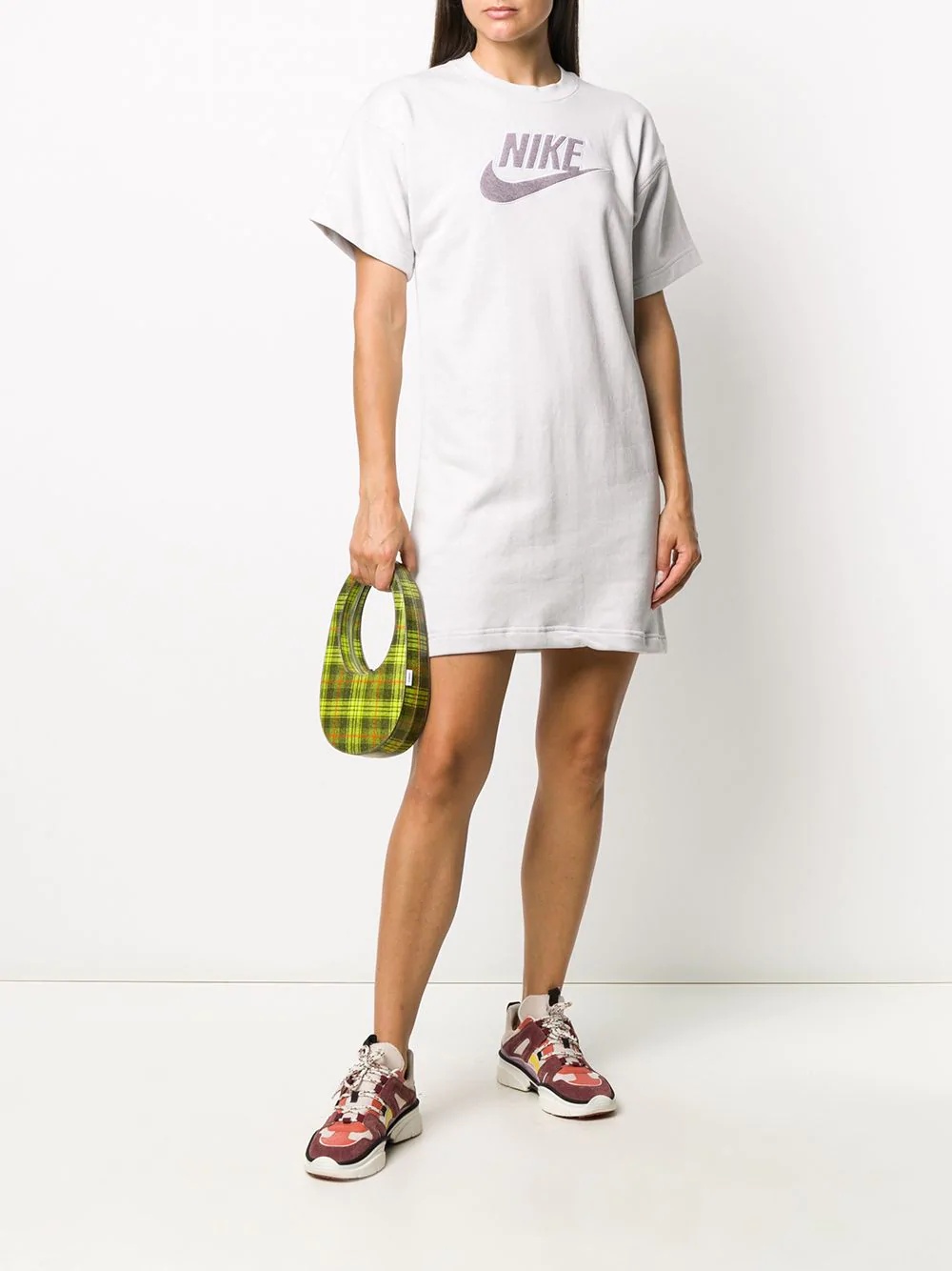 logo print T-shirt dress - 2