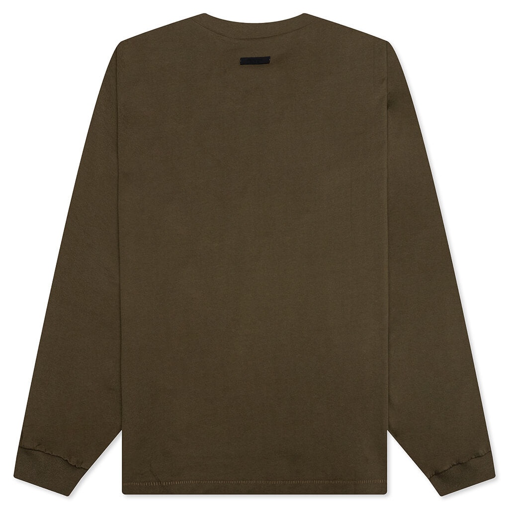 JERSEY L/S TEE - OLIVE - 2