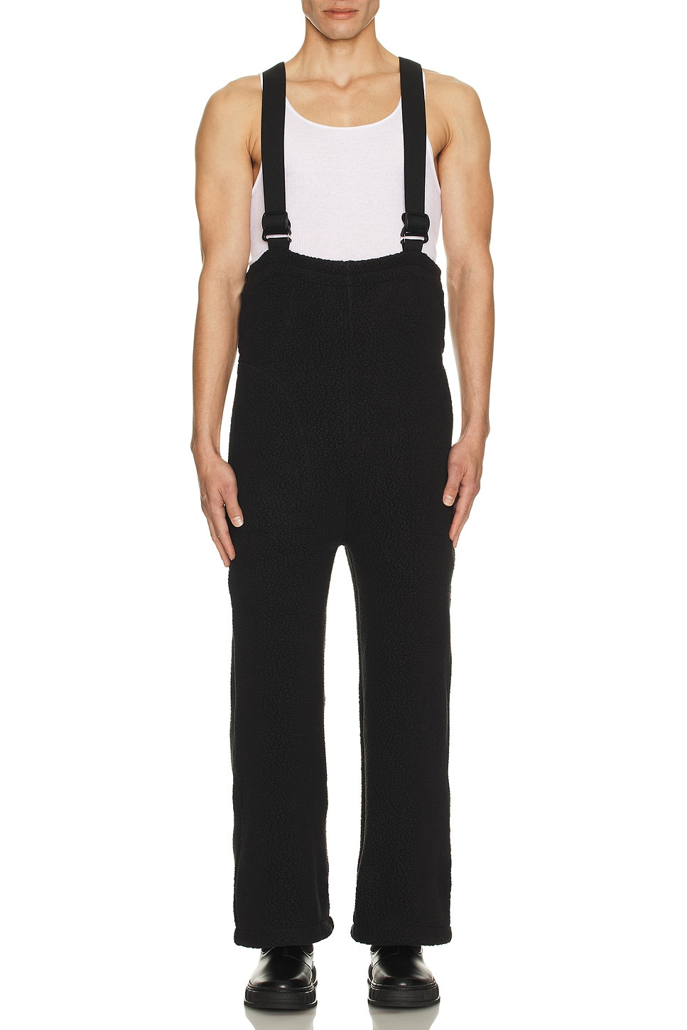 Thermal Boa Fleece Overalls - 4