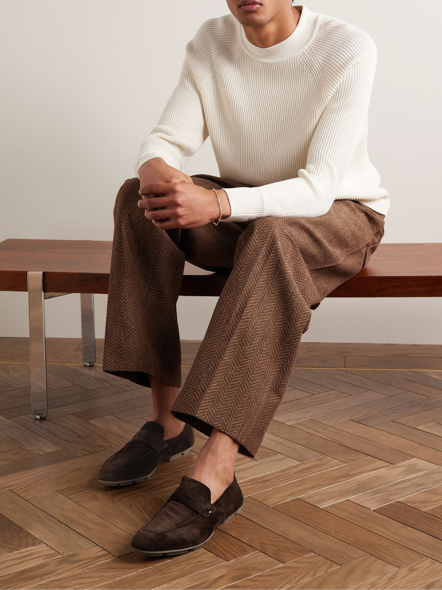 Suede Loafers Dark brown - 2