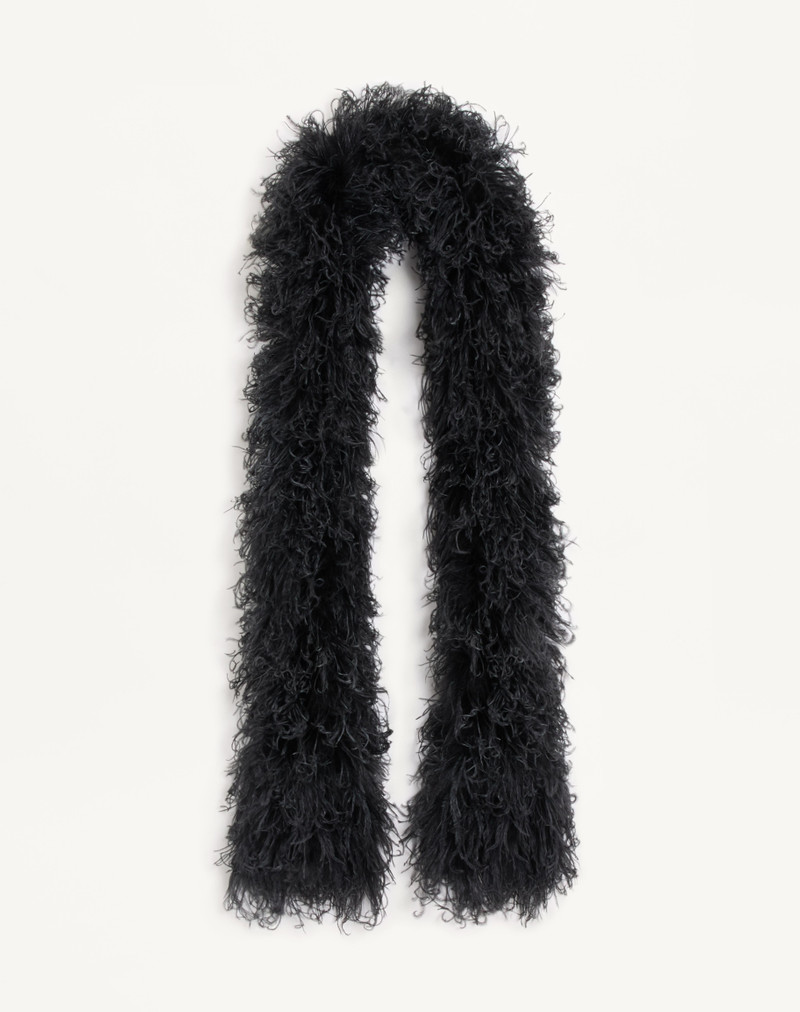 VALENTINO FEATHERS SCARF WITH OSTRICH AND TURKEY FEATHERS 1