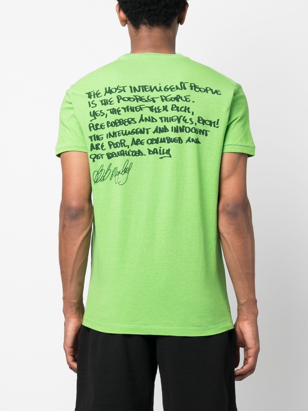 photograph-print cotton T-shirt - 4
