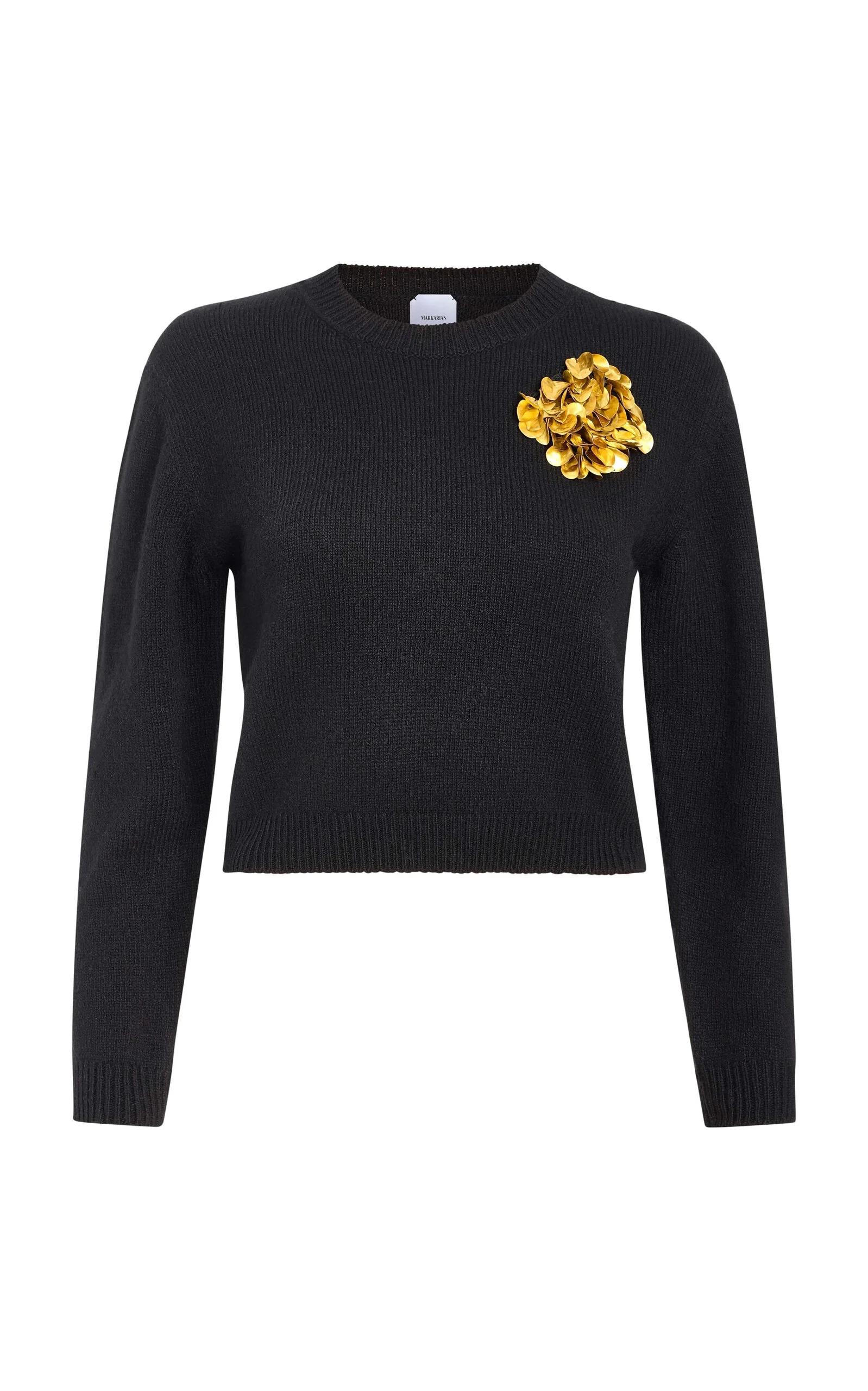 Romy Sequined Cashmere Sweater - 1