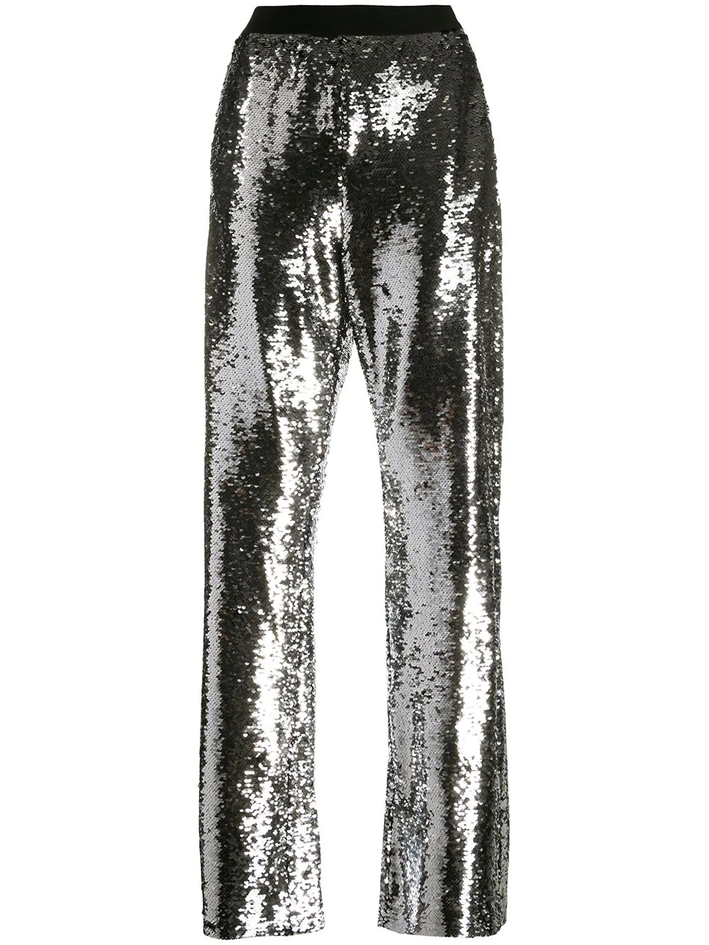 Kelly sequin-embellished wide-leg trousers - 1