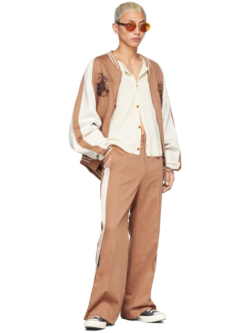 Brown Organic Chaos Trousers - 4