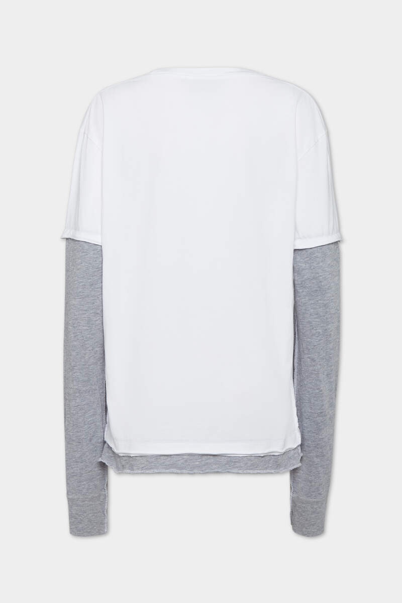WASHED AND DESTROYED INVICTA LONG SLEEVED T-SHIRT - 2