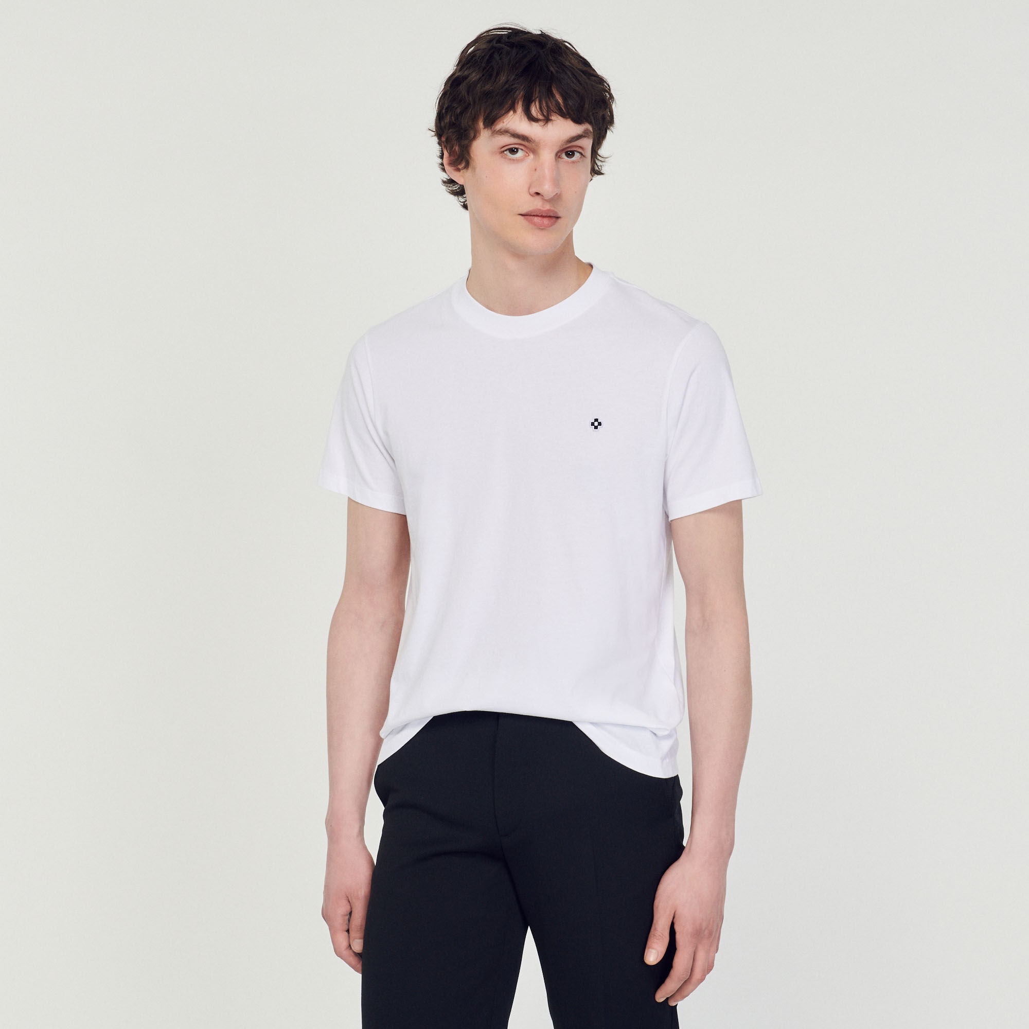 T-SHIRT WITH SQUARE CROSS PATCH - 5