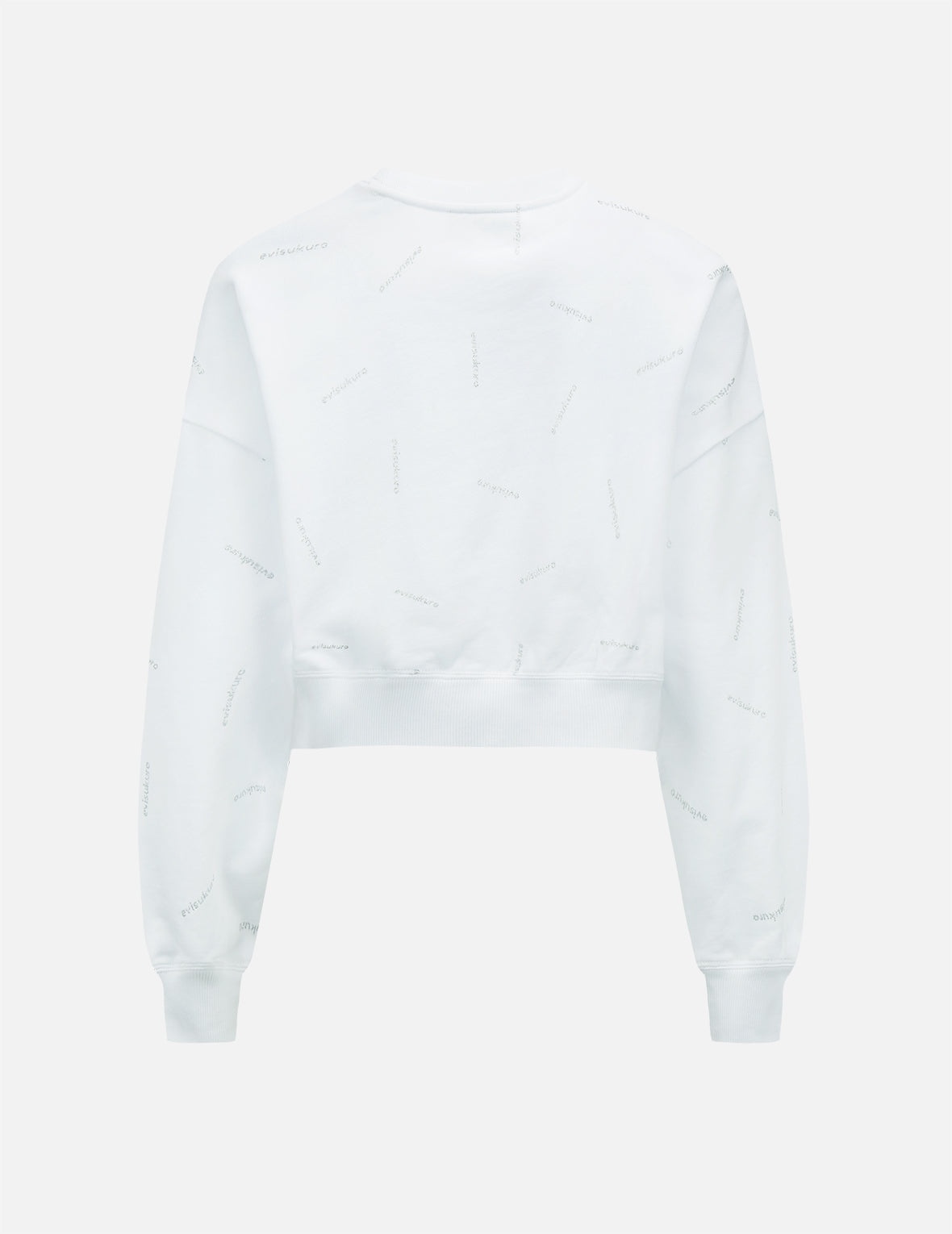 Allover Logo Glitter Print Sweatshirt - 2