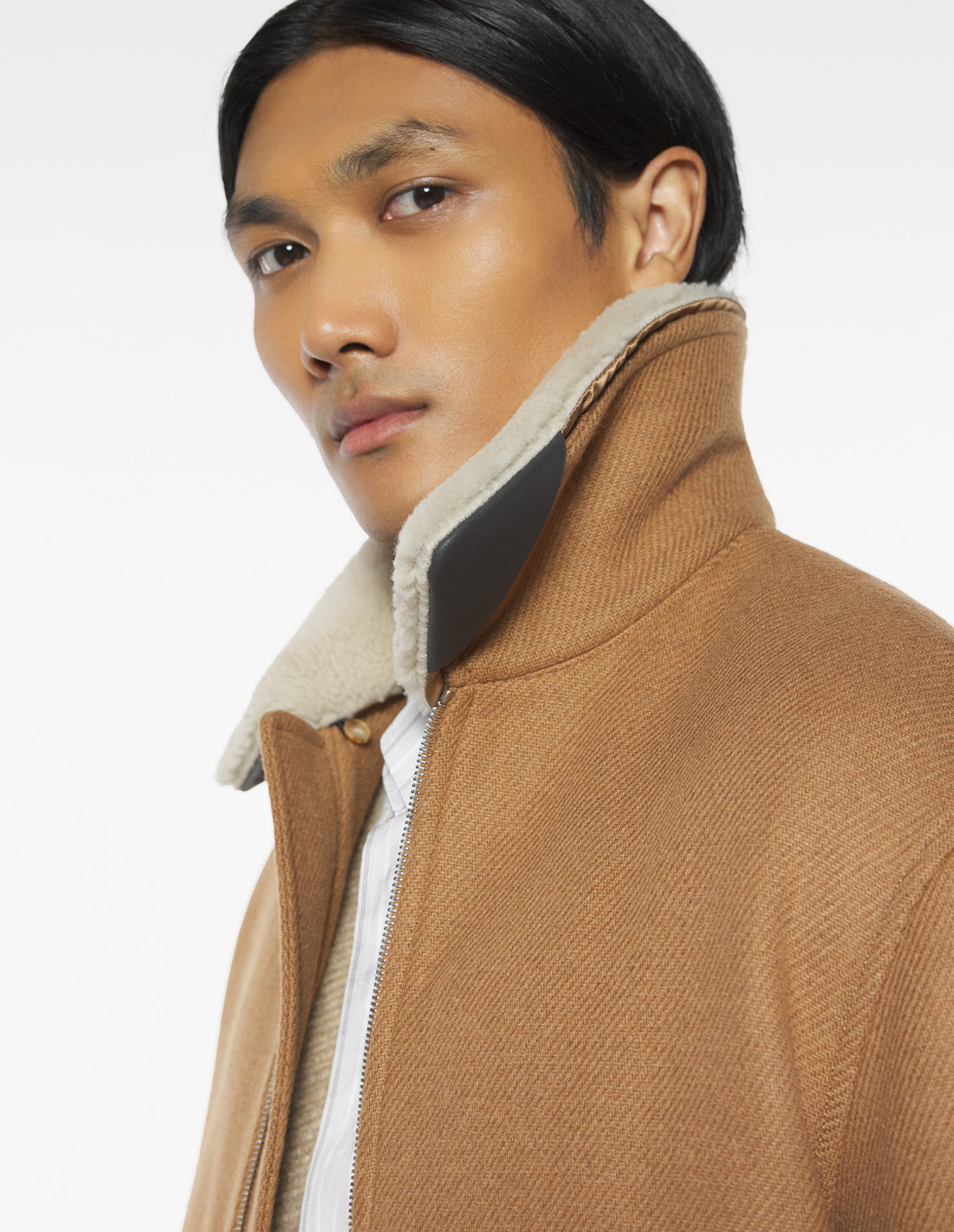 SHEARLING COLLAR JACKET - 5