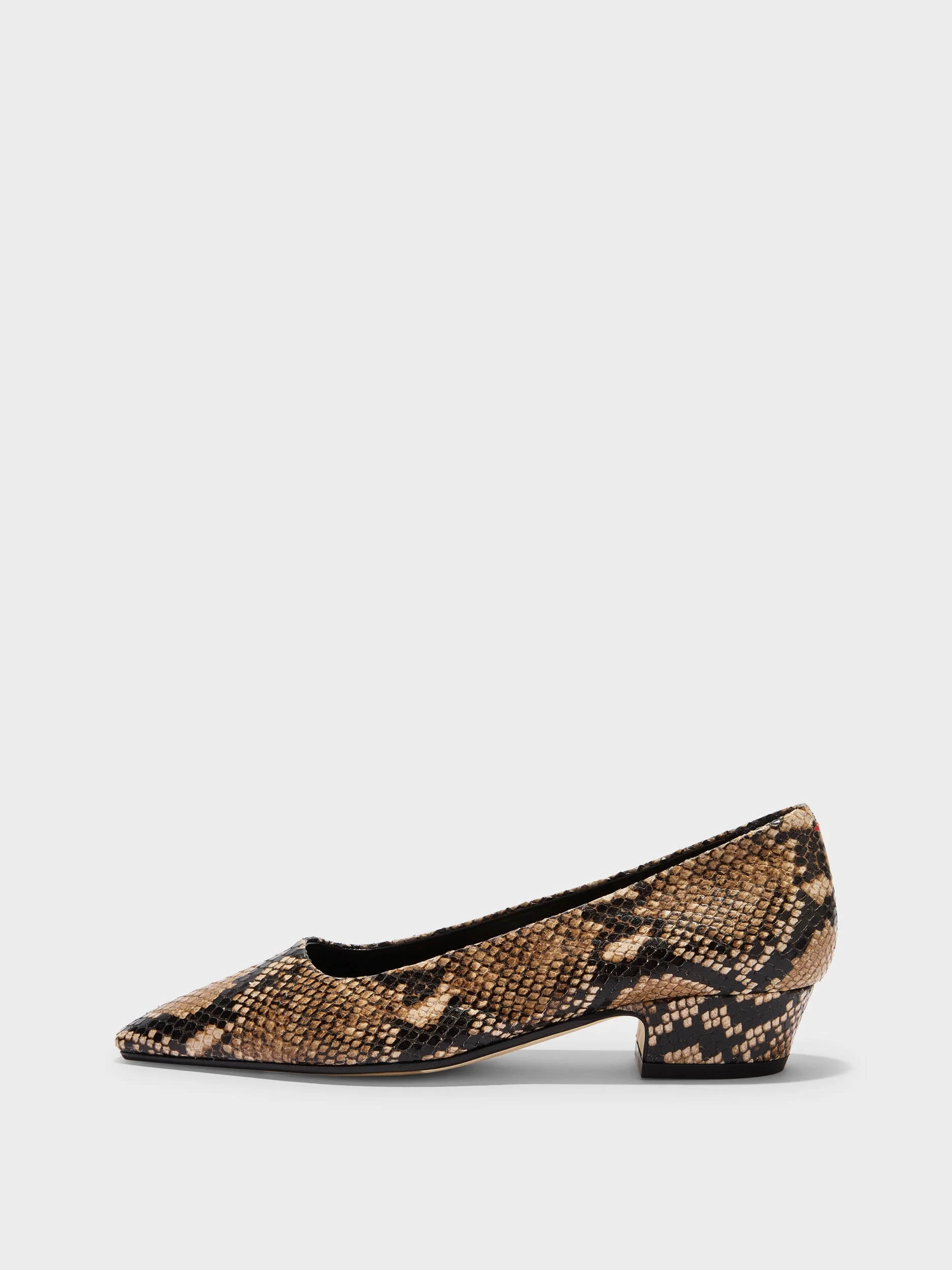 Rory Snake Print Pumps - 1