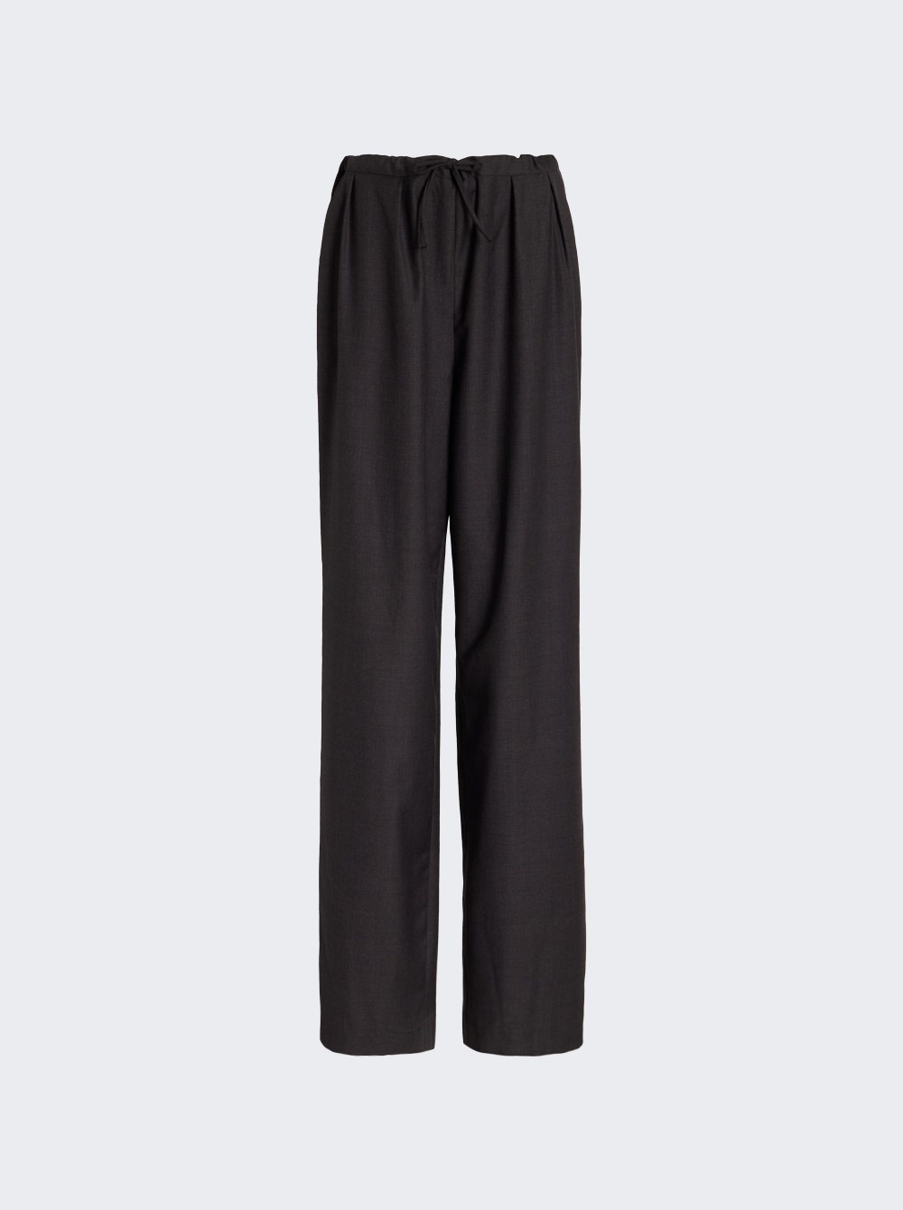 Cove Wool Pants Black Melange - 1