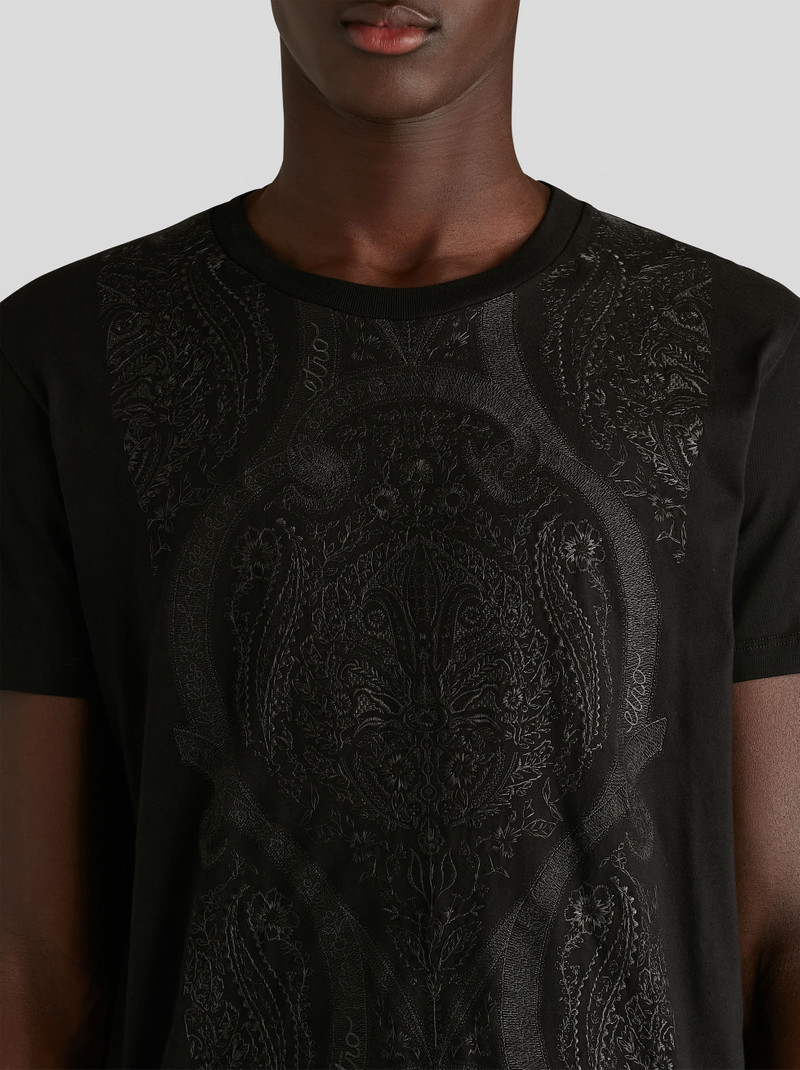 Etro T-SHIRT WITH PAISLEY EMBROIDERY outlook