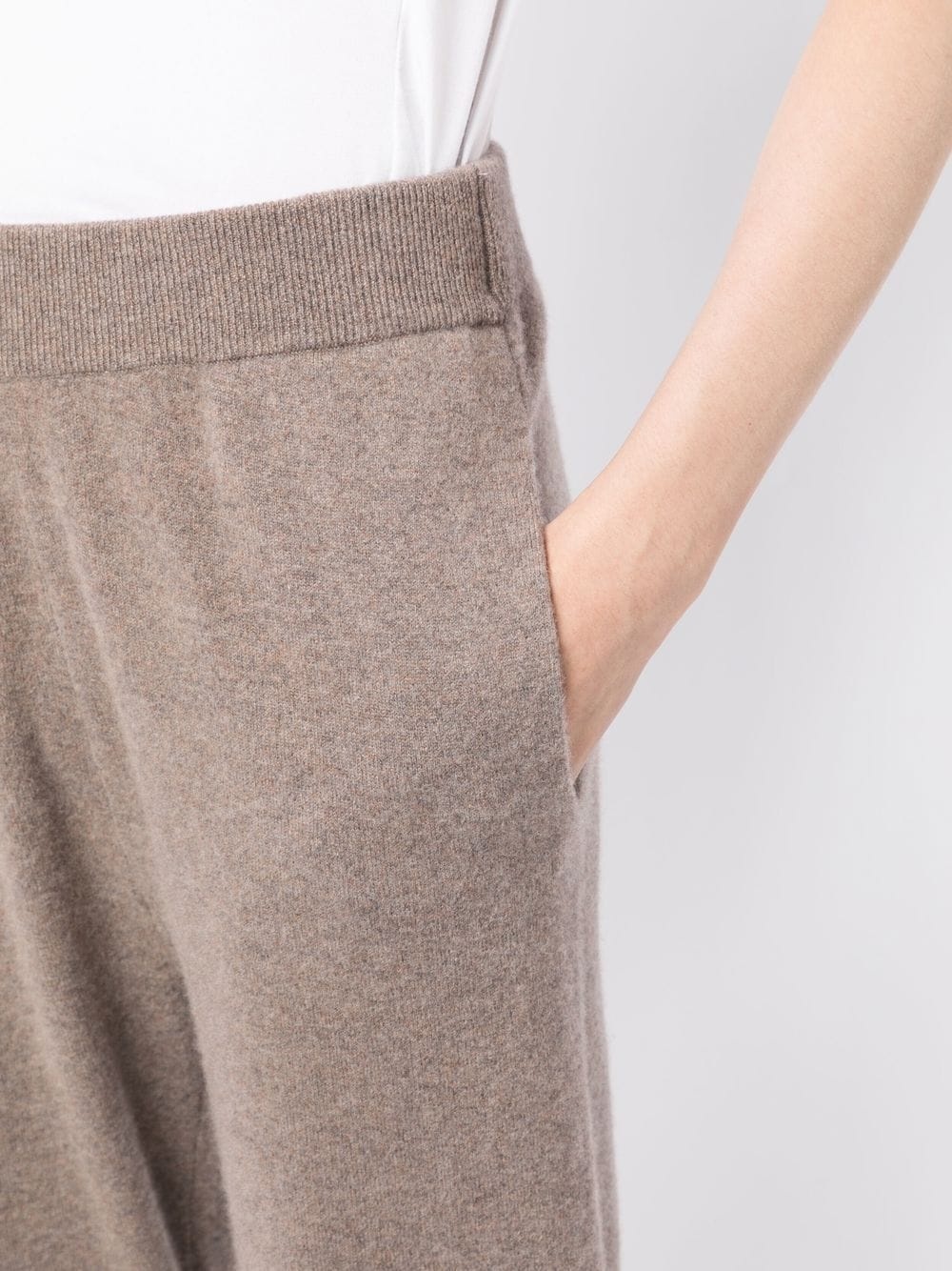 cashmere track trousers - 5