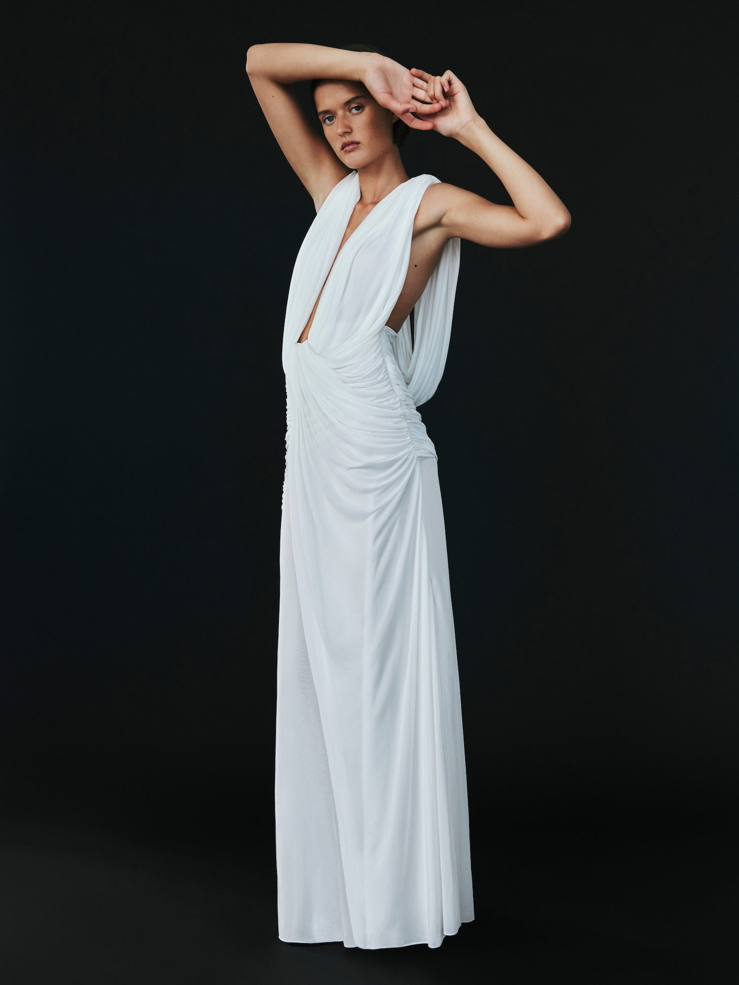 Ripple Drape Gown - 8