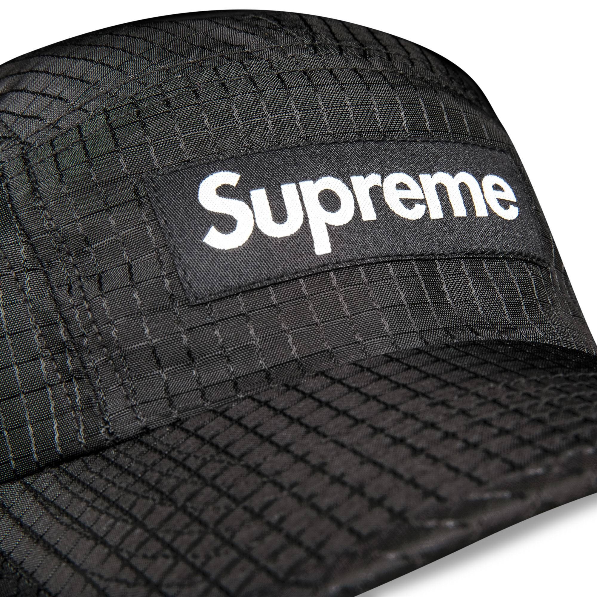 Supreme Camo Ripstop Camp Cap 'Black' - 3