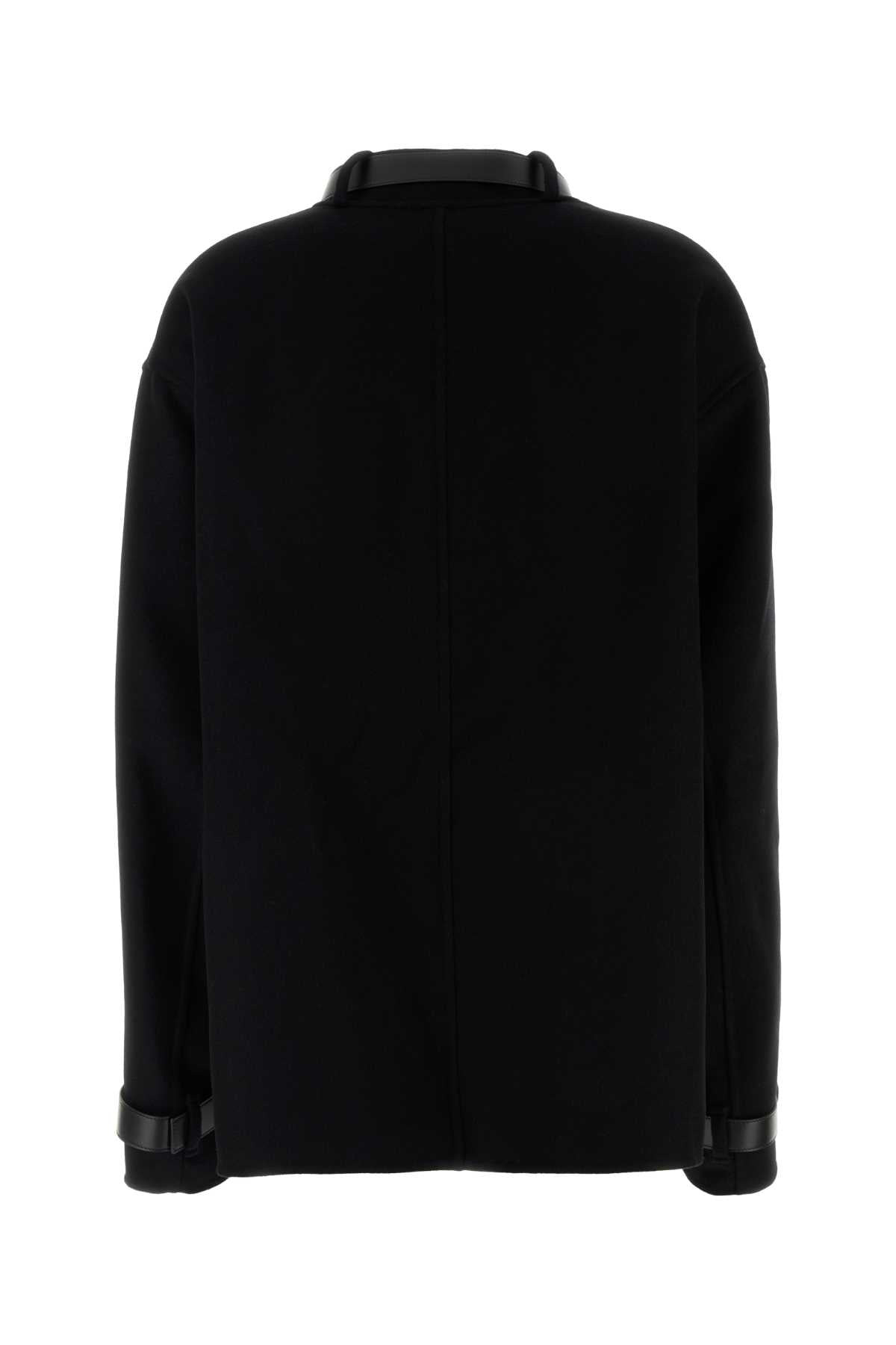Jil Sander Women Black Cashmere Coat - 2