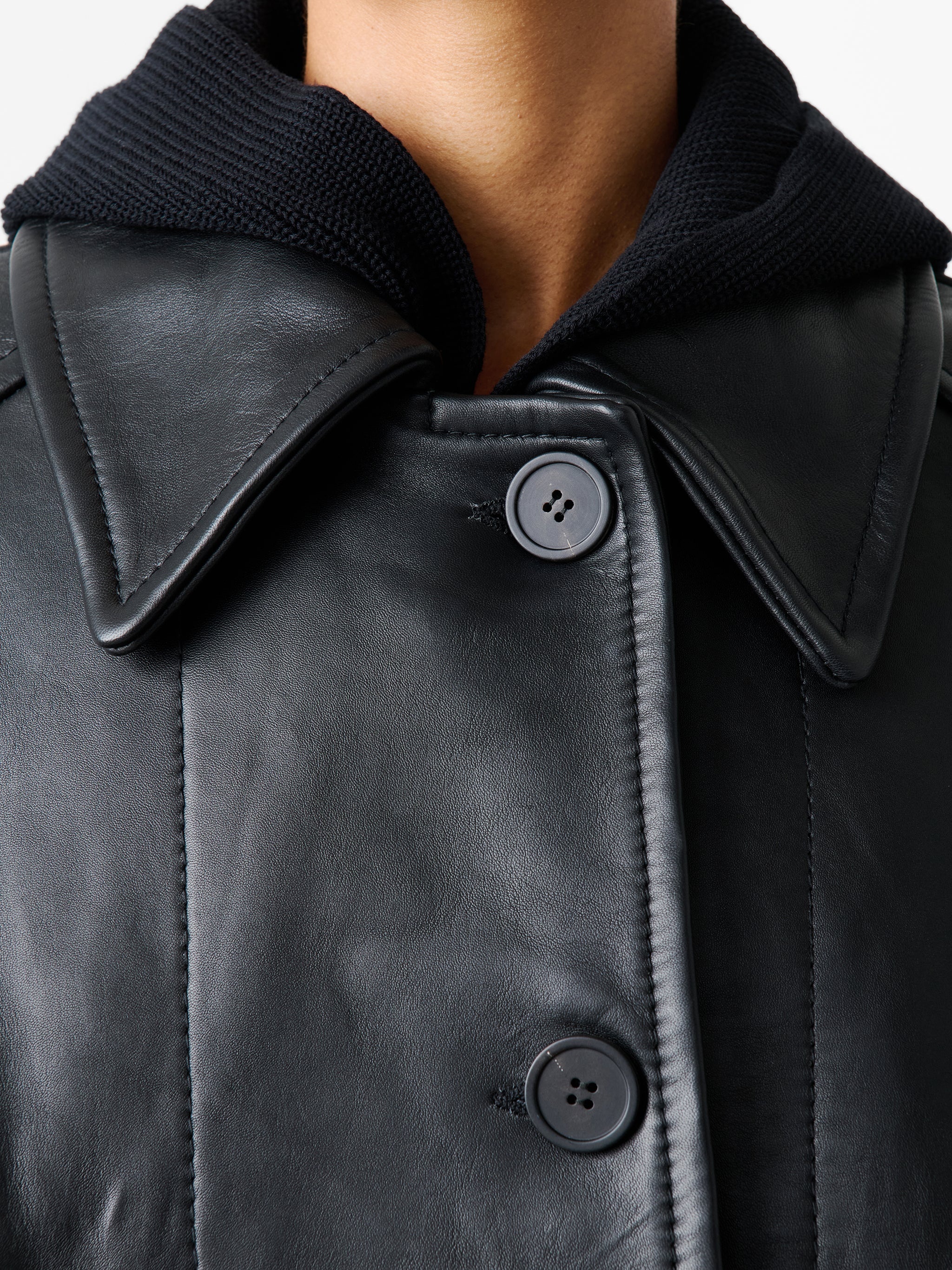 Ridger Leather Coat - 6