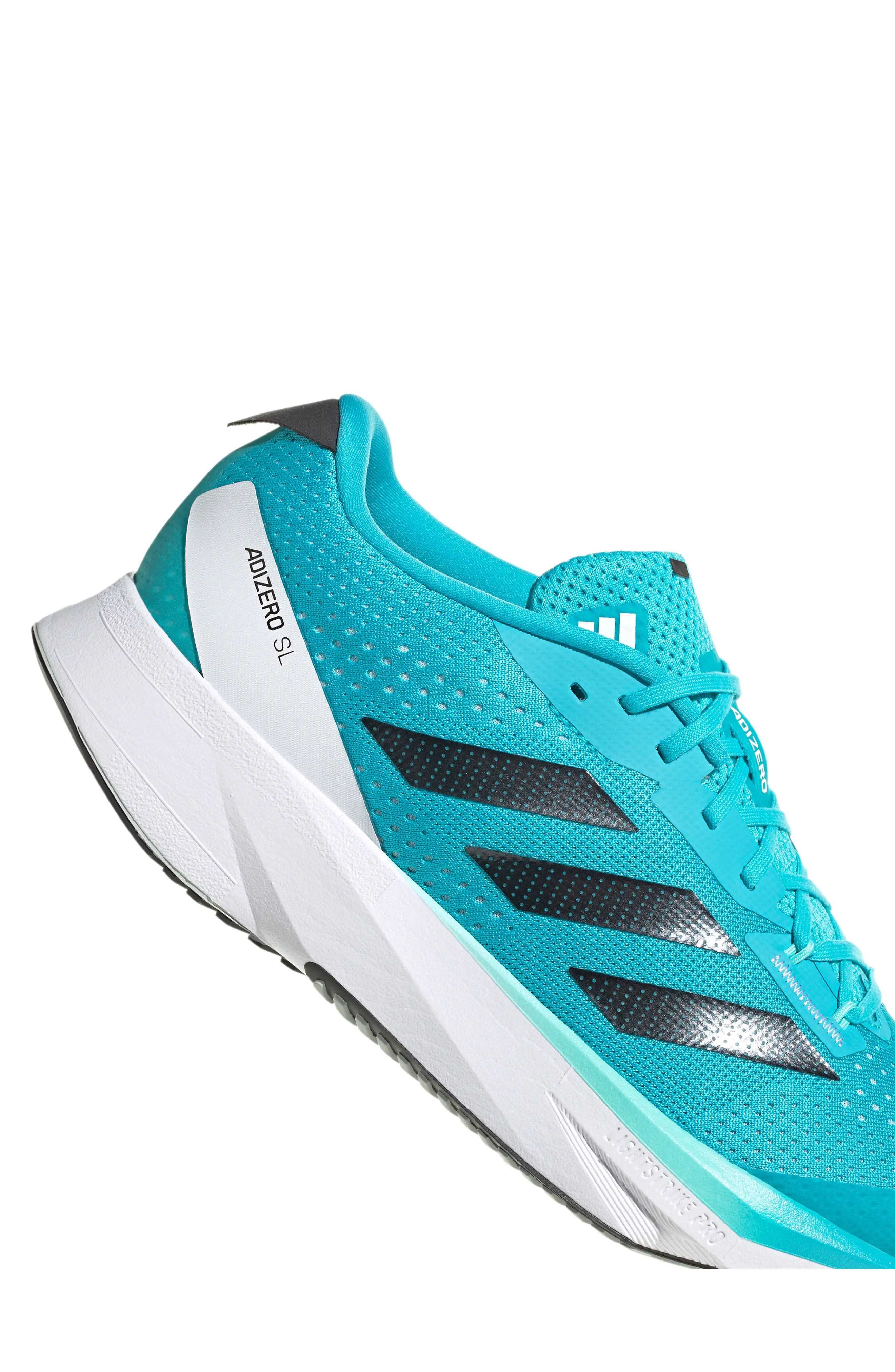 Adizero SL Running Shoe in Lucid Cyan/Black Blue/Silver - 8