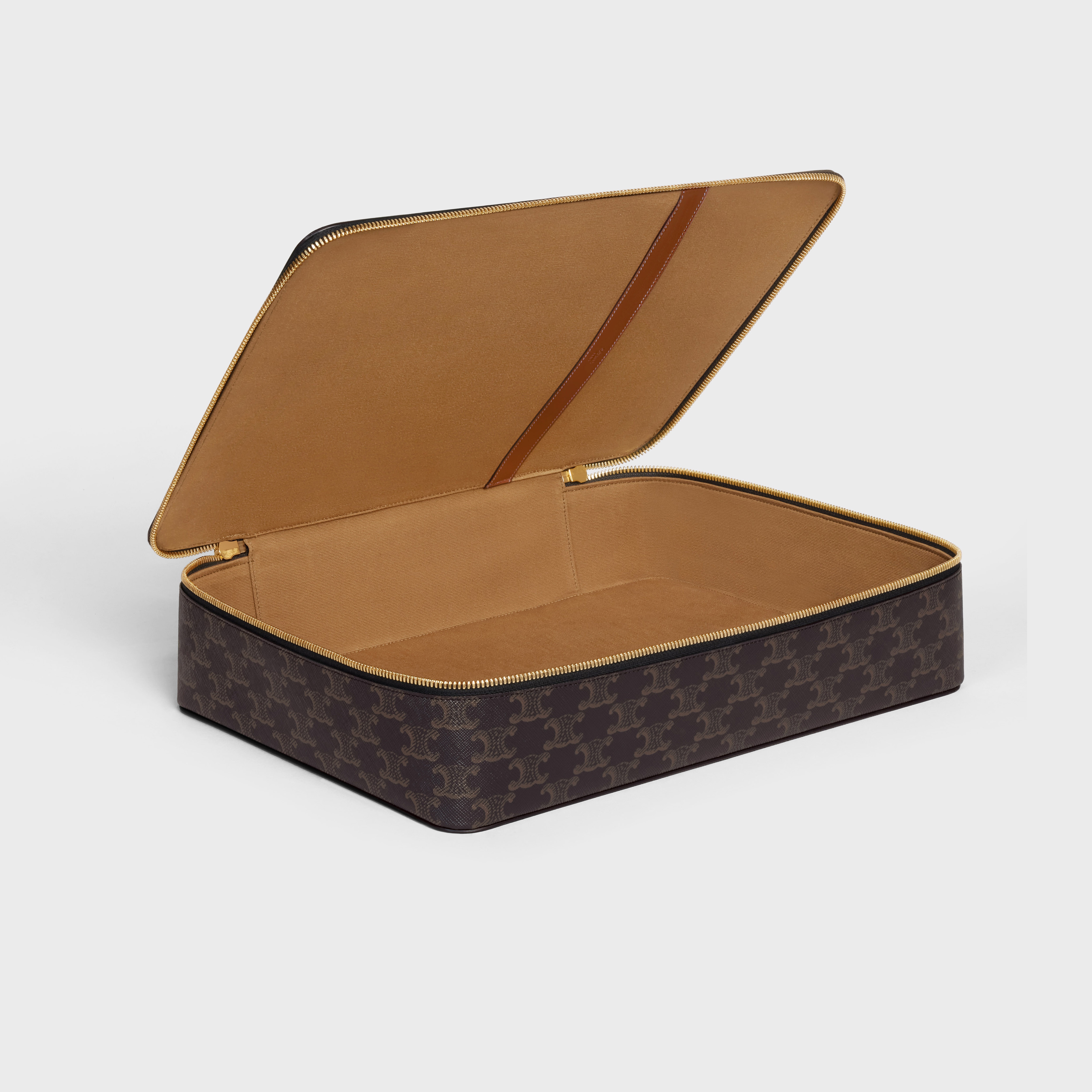 Shirt Case in Triomphe Canvas and Calfskin - 2
