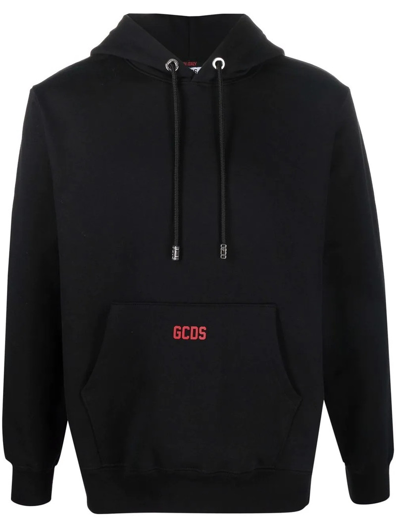 로고 drawstring 후드 1