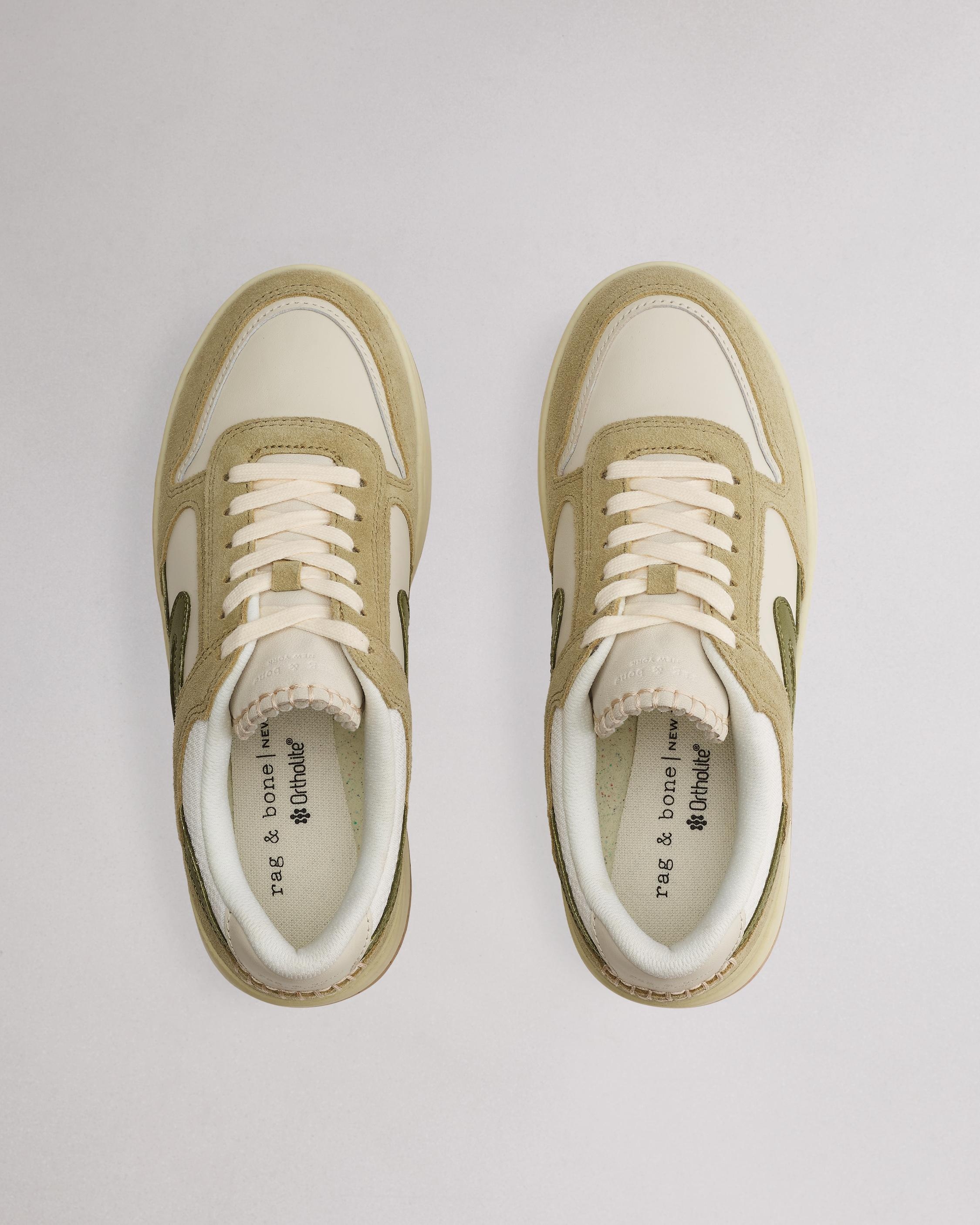 【関税込み】rag & bone ベージュ Retro Tennis スニーカー rag & bone Retro Tennis Sneaker | REVERSIBLE