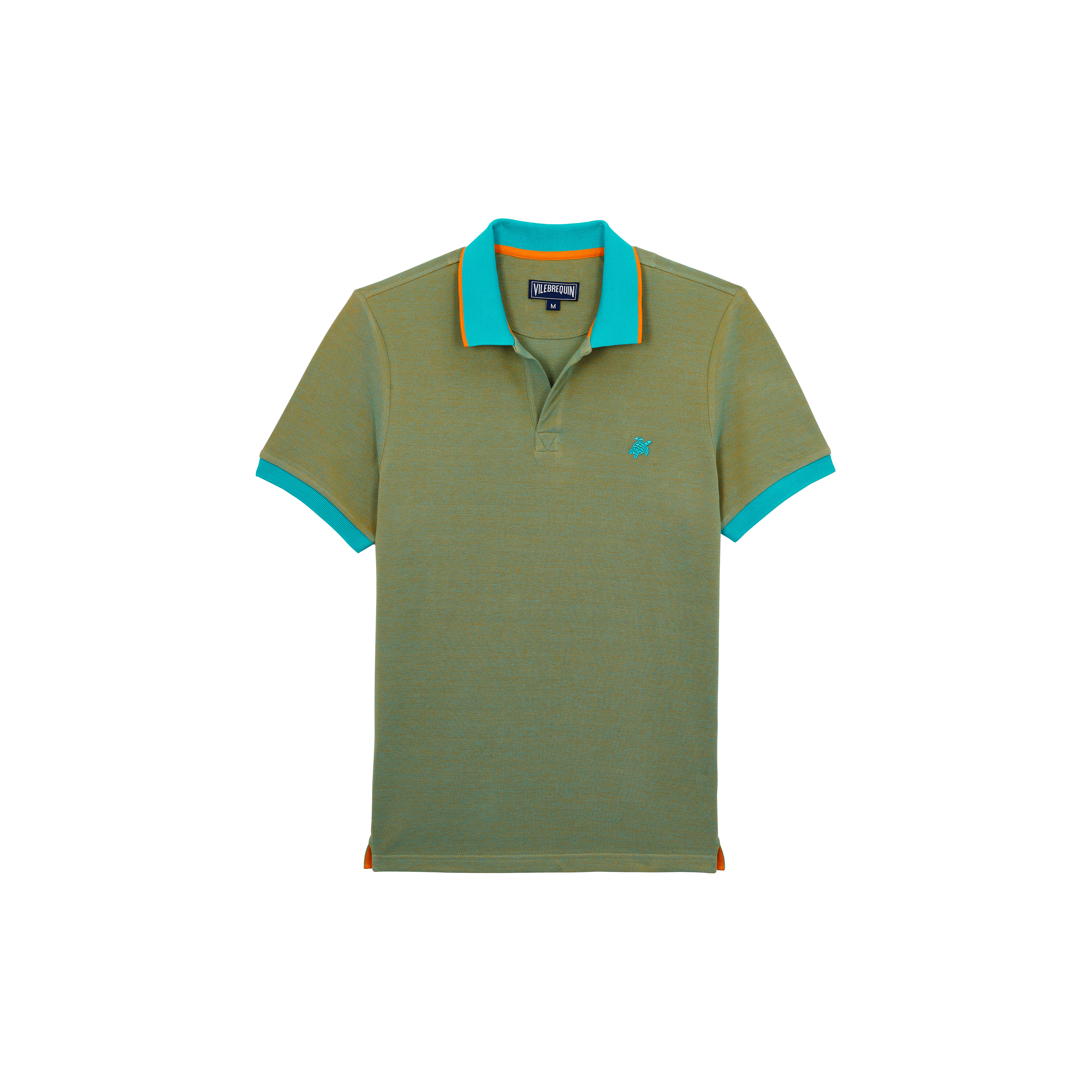 Men Cotton Polo Solid - 1
