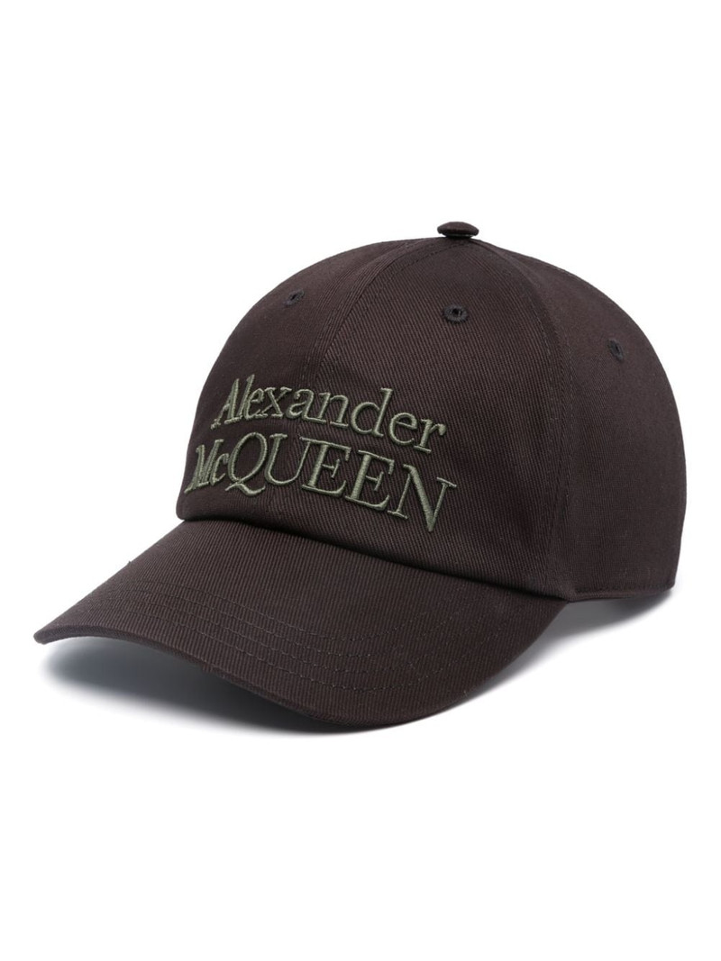 embroidered-logo cotton cap 1