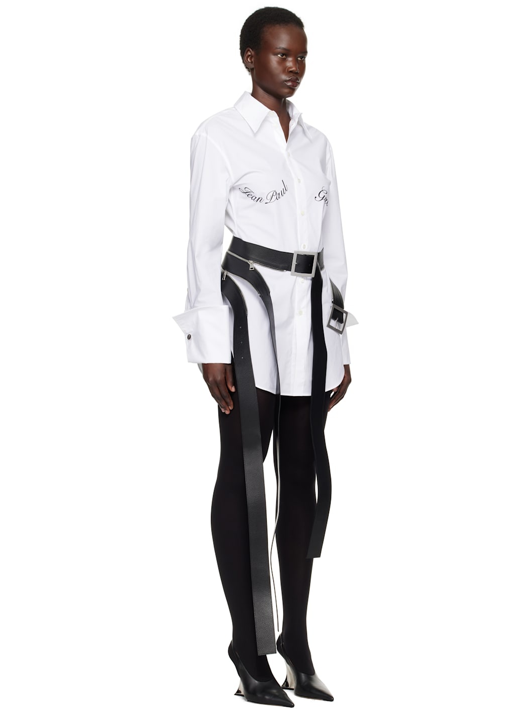 White 'The Jean Paul Gaultier Print' Shirt - 2