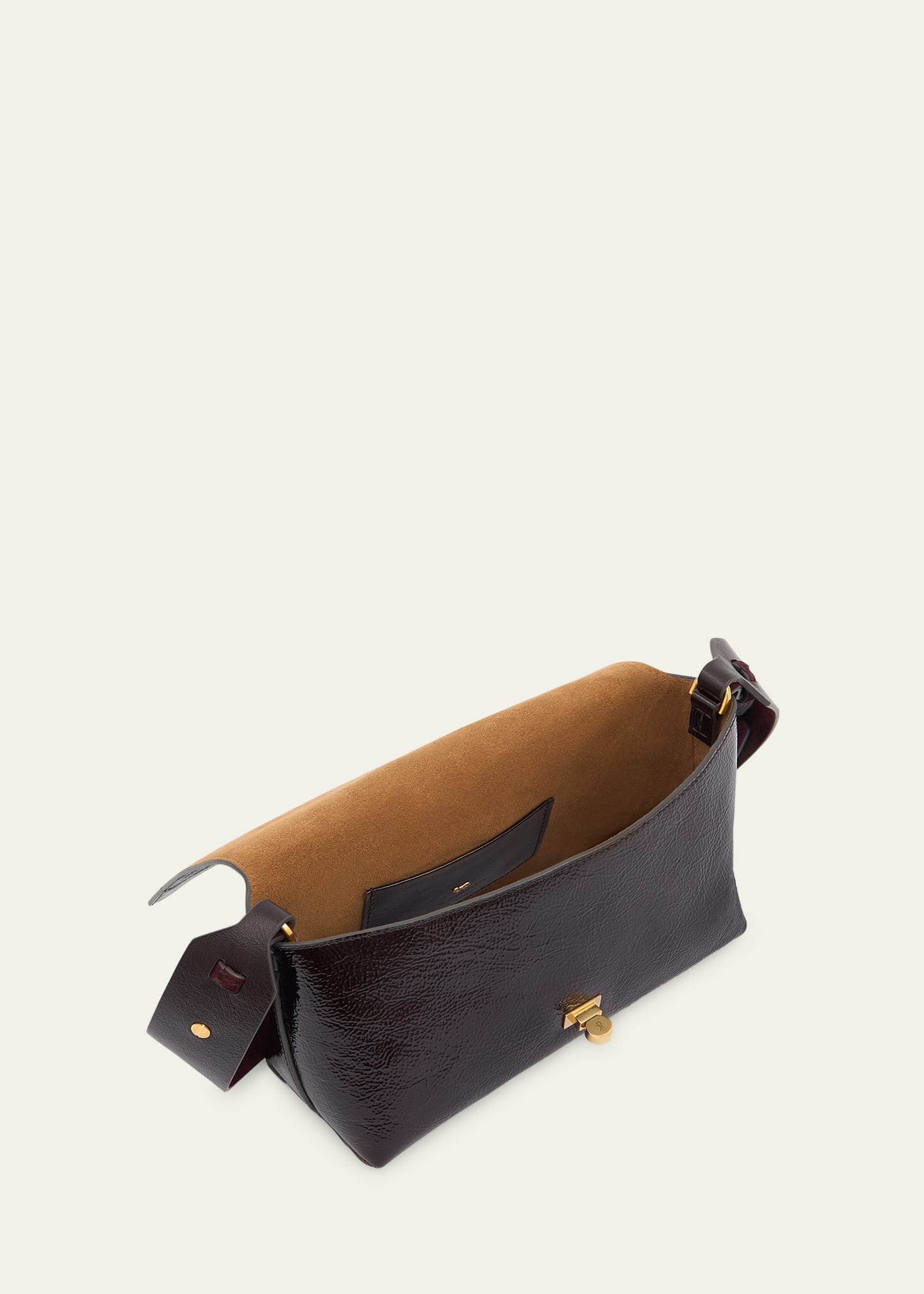 Mortimer Flap Patent Leather Crossbody Bag - 3