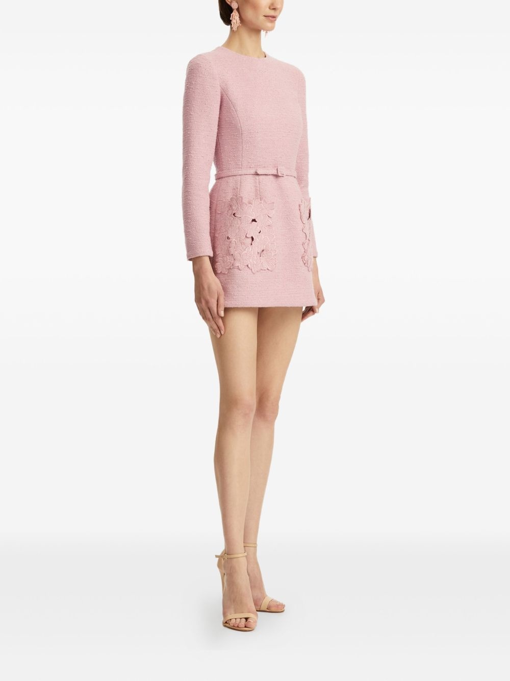 embroidered-detail dress - 2