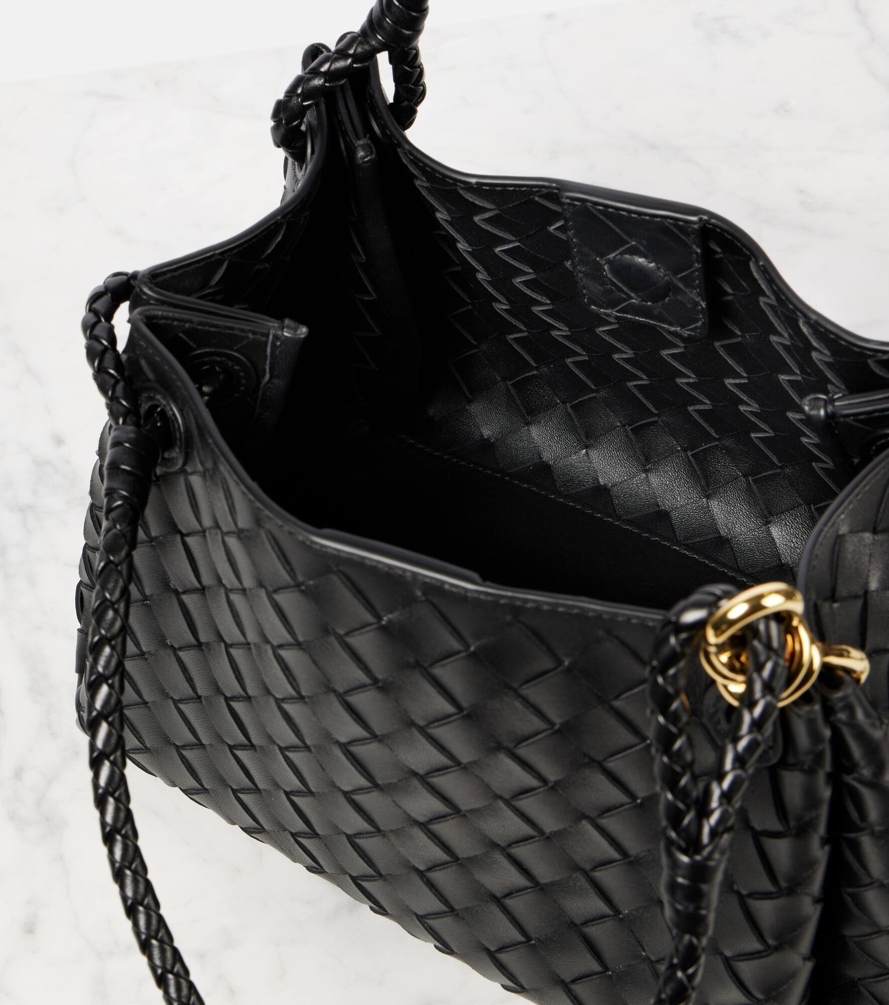 Parachute Medium Intrecciato leather tote bag - 3