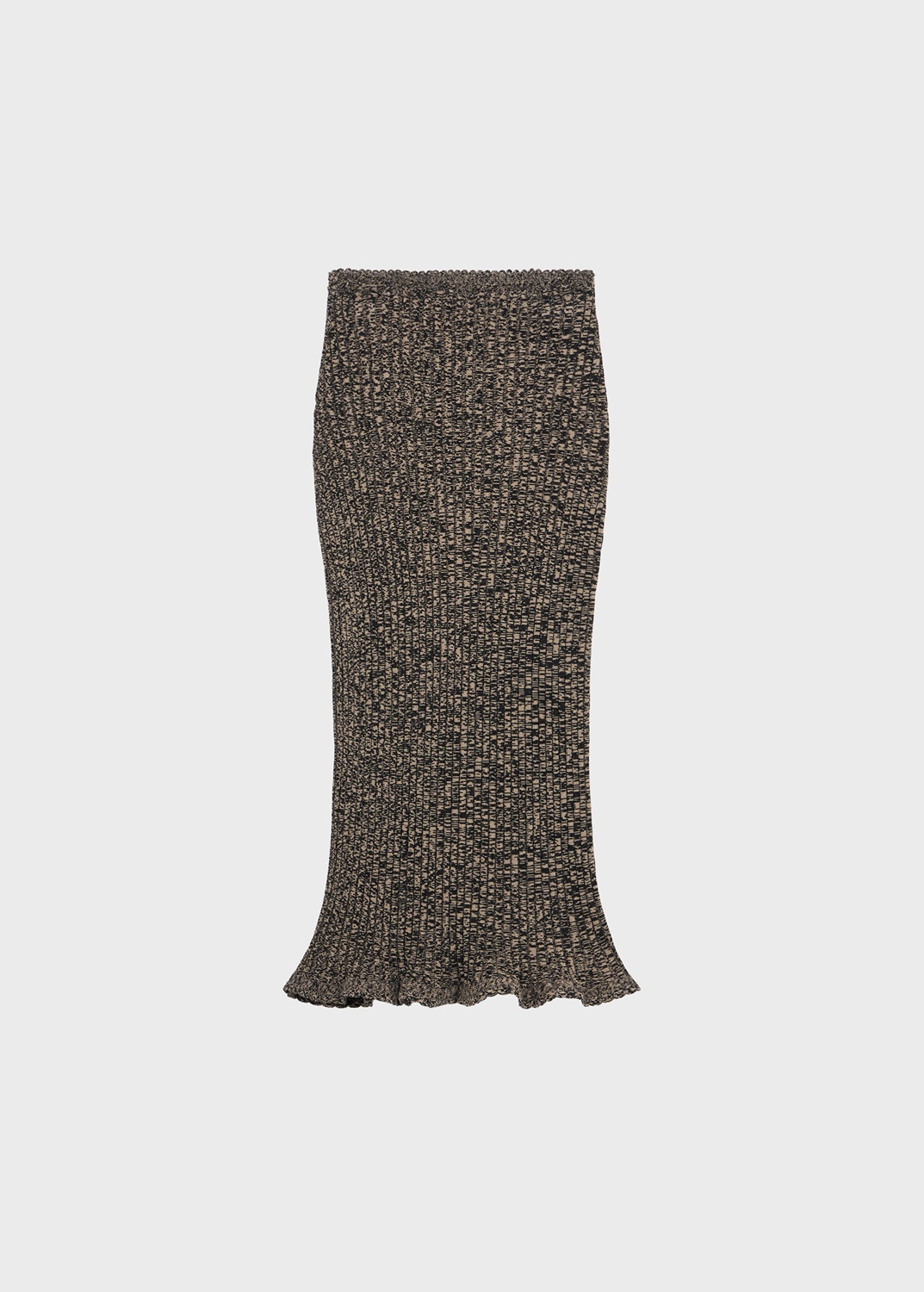 STRETCH VISCOSE KNIT SKIRT - 1