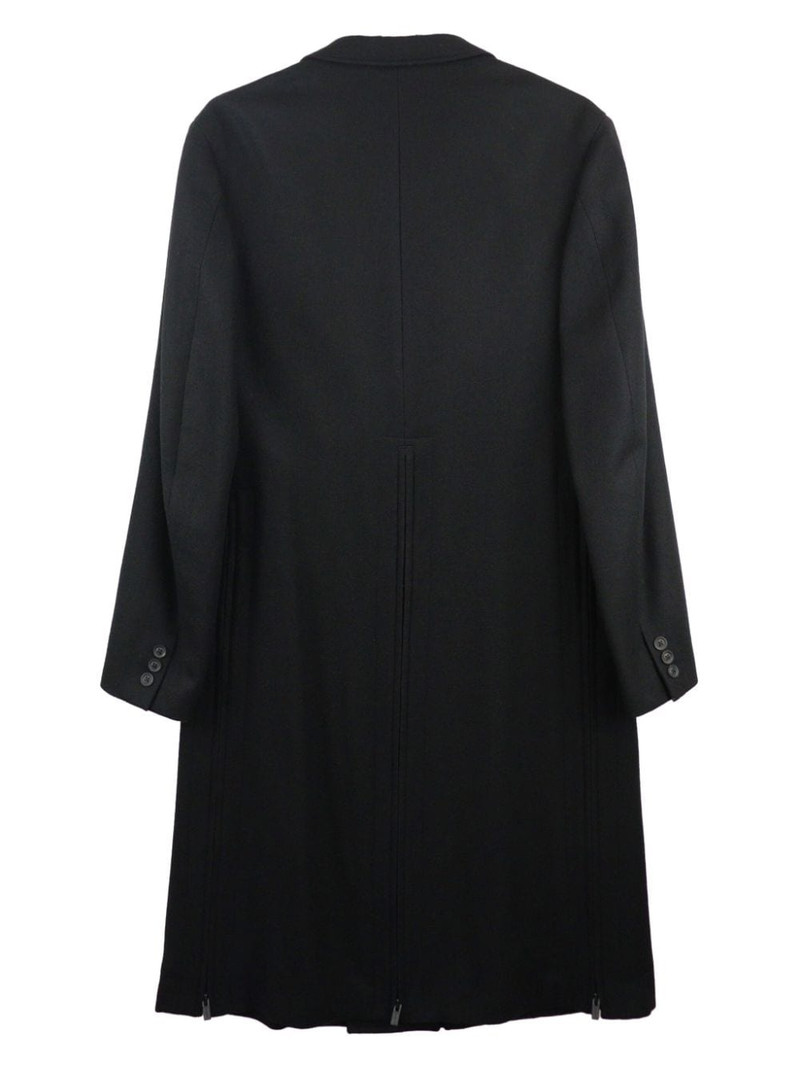 Yohji Yamamoto double-breasted wool coat outlook