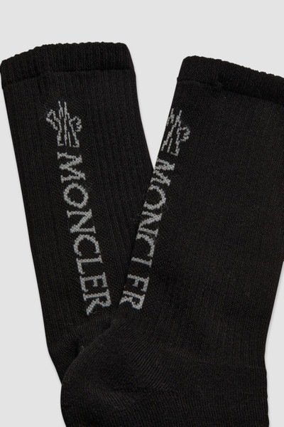 Moncler Cotton Logo Socks outlook