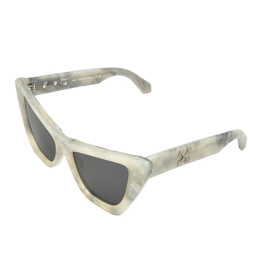 Off-White Edvard Grey Cat Eye Ladies Sunglasses OERI045 0807 57 - 5