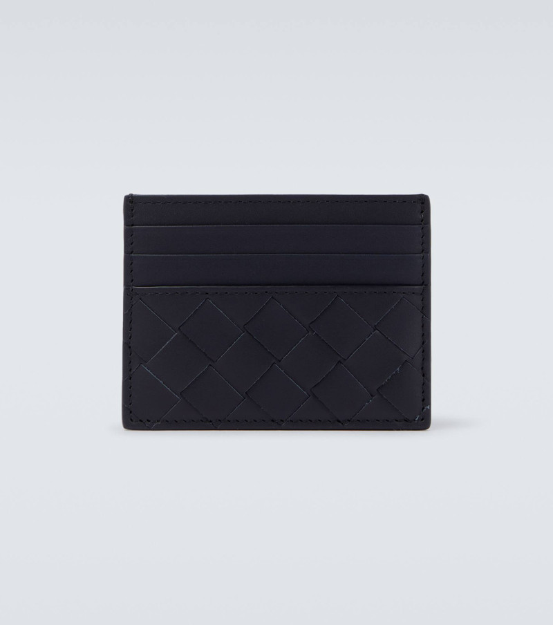 Bottega Veneta Intrecciato leather card holder outlook