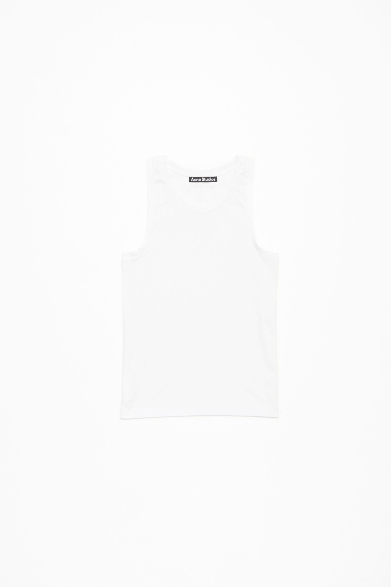 Jersey tank top - Optic White - 1
