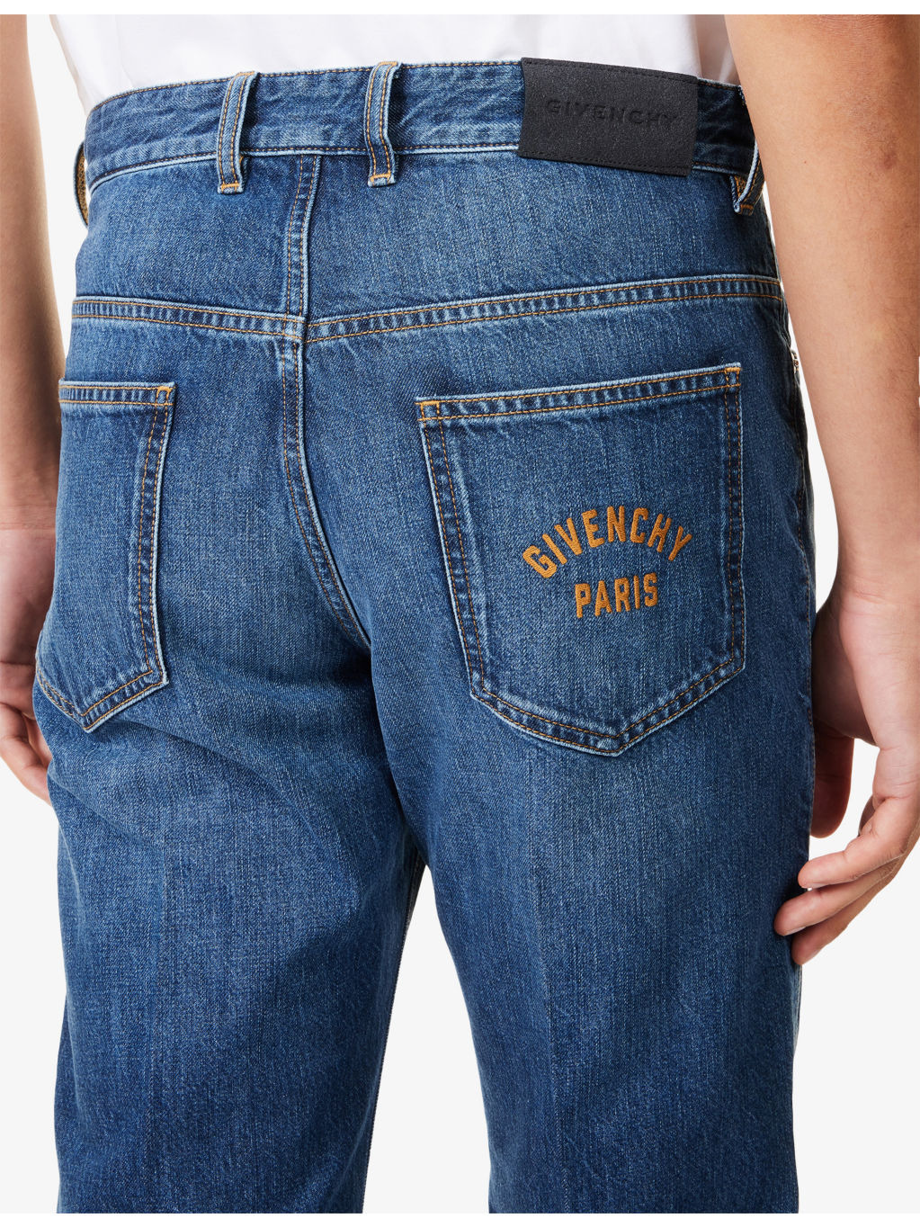 Regular-Fit Straight-Leg Denim Jeans - 5