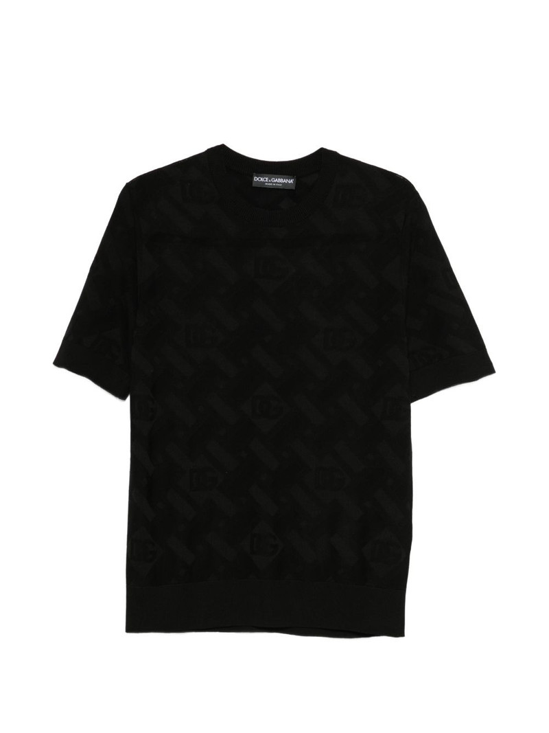 logo pattern T-shirt 1