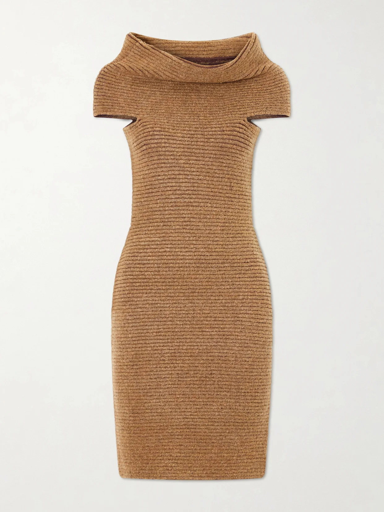 Knitted Jersey Midi Dress - 1
