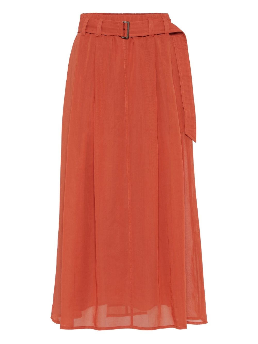 belted midi skirt - 1