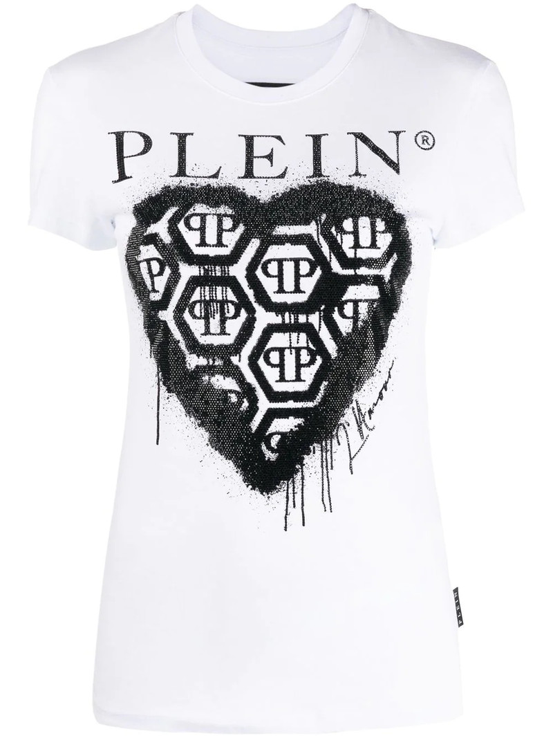 logo-print short-sleeve T-shirt 1