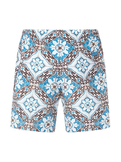 Dolce & Gabbana Majolica print swim shorts outlook